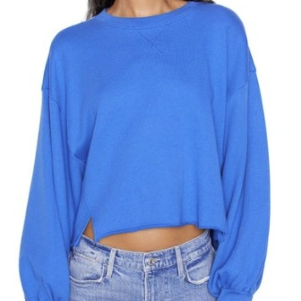 FRAME Easy Shirttail Sweatshirt